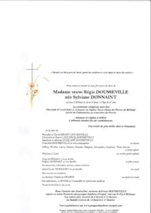 Visualisez le faire-part - Pompes funèbres Crespel